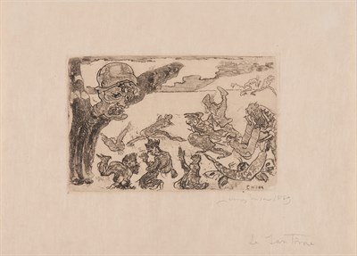 Lot 62 - James Ensor (1860-1949) LE FANTÔME (THE...