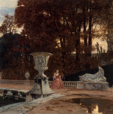 Lot 28 - Gaston La Touche French, 1854-1913 A Change of...