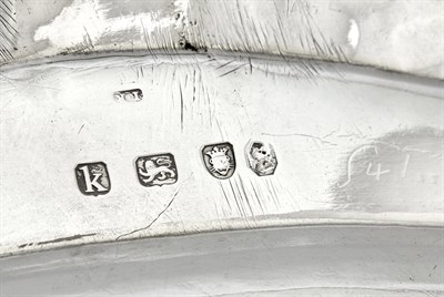 Lot 200 - George III Sterling Silver Platter John Robins,...