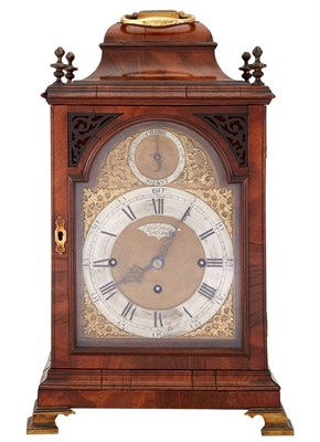 Lot 305 - George III Style Mahogany Bracket Clock The...
