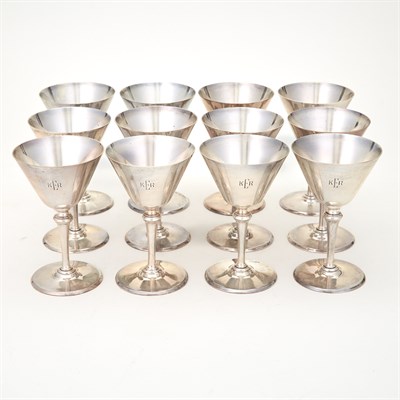 Lot 219 - Set of Twelve Tiffany & Co. Makers Sterling...