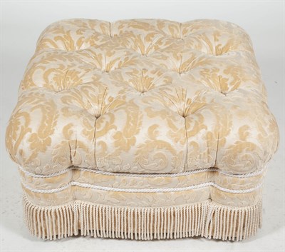 Lot 172 - Upholstered Ottoman Height 18 inches, width...