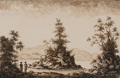 Lot 48 - French School 18th/19th Century Figures in a...
