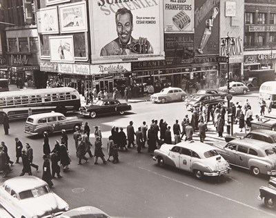 Lot 48 - NEWMAN, ARNOLD (1918-2006) Times Square,...
