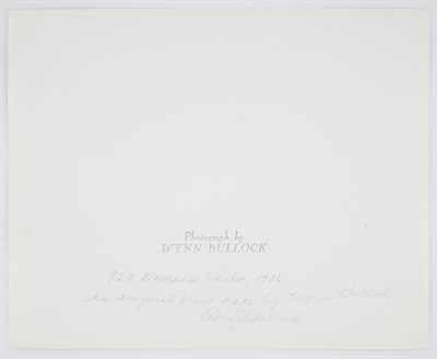Lot 10 - BULLOCK, WYNN (1902-1975) Woman's Hands, 1956....