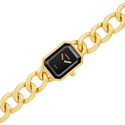 Lot 693 - Gold 'Première' Wristwatch, Chanel, Paris
