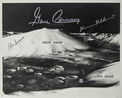 Lot 132 - [SPACE-APOLLO 17] Photograph of South Massif...