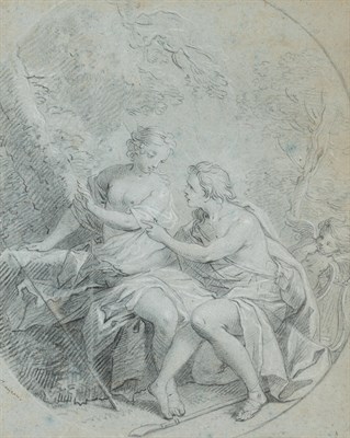 Lot 34 - Etienne Jeaurat French, 1699-1789 Allegorical...