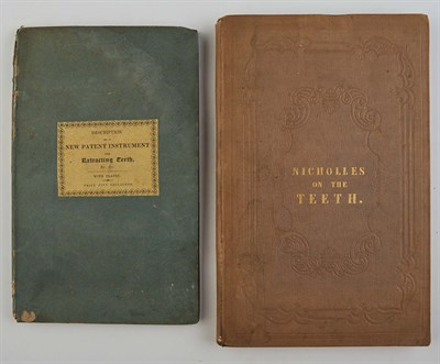 Lot 151 - [DENTISTRY] Two dental works, including one...