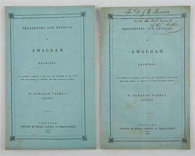 Lot 158 - PARMLY, ELEAZAR Properties and Effects of...