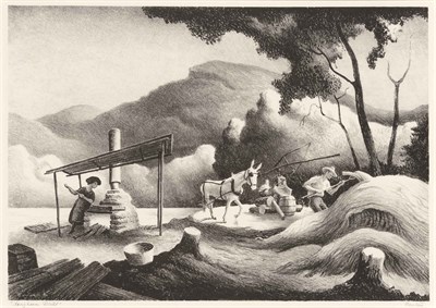 Lot 17 - Thomas Hart Benton (1889-1975) SORGHUM MILL...