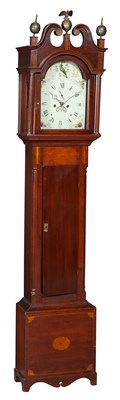 Lot 284 - Federal Style Tall Case Clock 19th Century The...