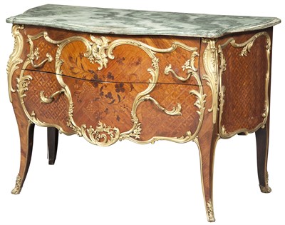 Lot 261 - French Tulipwood and Kingwood Marquetry and...