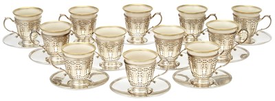 Lot 105 - Tiffany & Co. Sterling Silver and Porcelain...