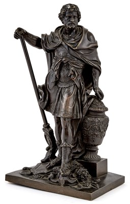 Lot 345 - Patinated Bronze Figure of Hannibal Unsigned....