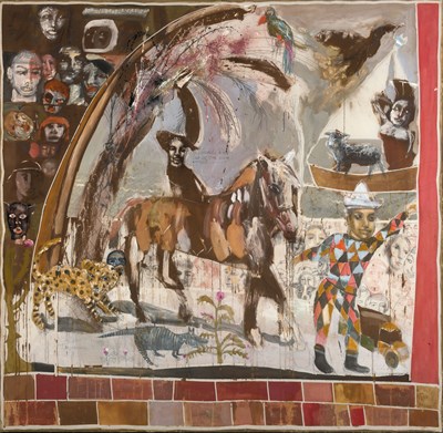 Lot 84 - Miguel D'Arienzo Argentine, b. 1950 Horseback,...