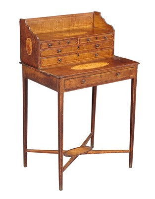 Lot 1115 - George III Harewood and Satinwood-Inlaid...
