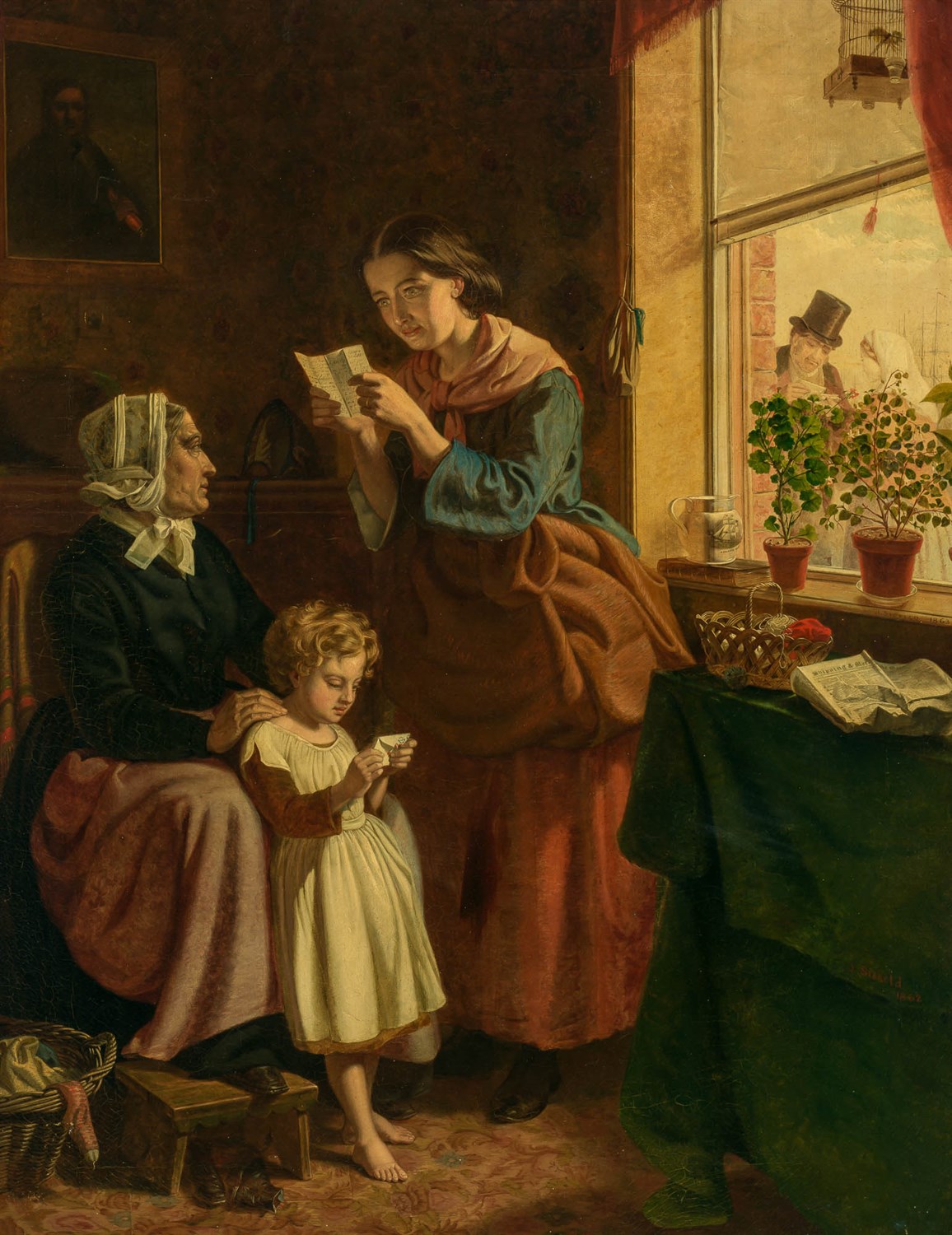 Lot 42 - James Stokeld British, 1827-1877 The Sailor's...