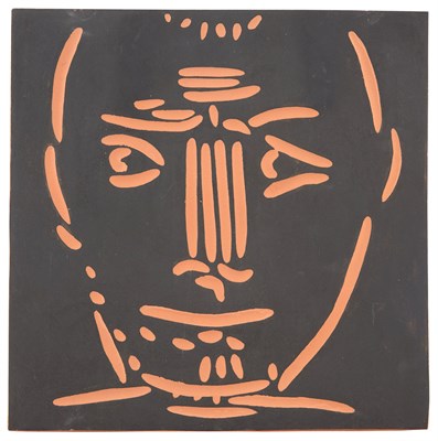 Lot 145 - Pablo Picasso (1881-1973) VISAGE D'HOMME...