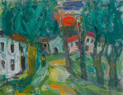 Lot 38 - Benjamin Kopman American, 1887-1965 Sunset,...