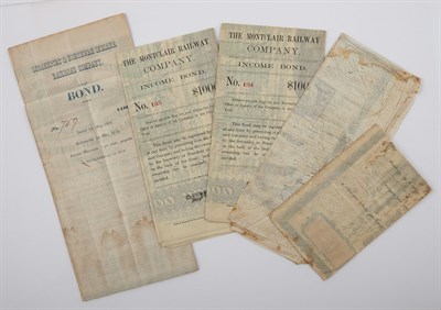 Lot 167 - [19th-CENTURY BONDS] Collection of...