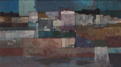 Lot 29 - John Heliker American, 1909-2000 Houses Along...