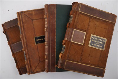 Lot 154 - [PARMLY, EHRICK] Manuscript financial ledgers....