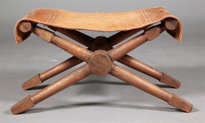 Lot 289 - Pair of Paul Rodocanachi Oak and Leather Rodo...