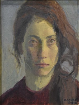 Lot 69 - Raphael Soyer American, 1899-1987 Girl's Head,...