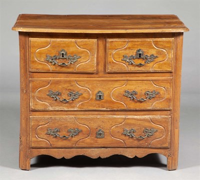 Lot 351 - French Provincial Fruitwood and Oak Commode...