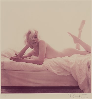 Lot 79 - STERN, BERT (1929-2013) Marilyn on Bed from...