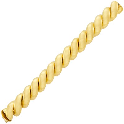 Lot 290 - Gold 'San Marco' Link Bracelet