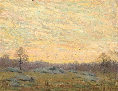 Lot 80 - American School 20th Century Landscape Signed...