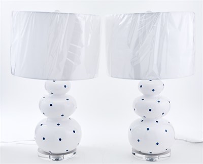 Lot 311 - Pair of Contemporary Design Glazed and...