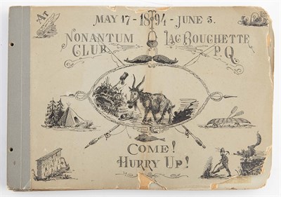 Lot 1001 - [ANGLING CLUB] May 17 - June 5 1894. Nonantum...