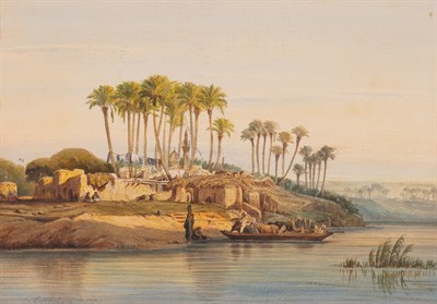 Lot 8 - E. Barbot French, 19th century Nile River...