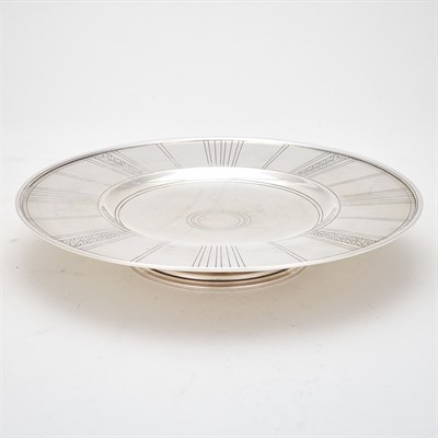 Lot 221 - Tiffany & Co. Sterling Silver Cake Stand...