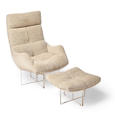 Lot 269 - Vladimir Kagan Upholstered Acrylic Armchair...