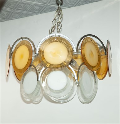 Lot 379 - Mid-Century Modern Silvered-Metal and Colored...