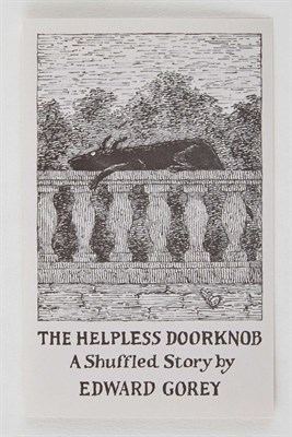 Lot 95 - GOREY, EDWARD Two copies of The Helpless...