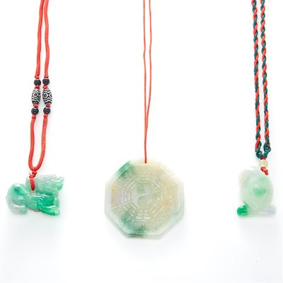 Lot 1709 - Three Jade Pendants