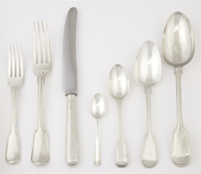 Lot 1022 - Assembled English Sterling Silver Flatware...