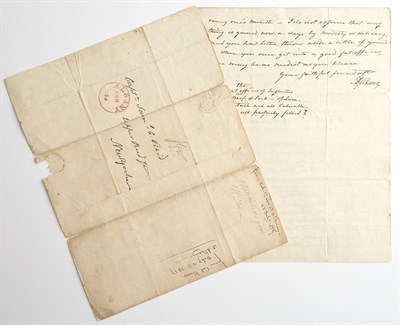 Lot 6 - BURR, AARON Autograph letter signed. Albany:...