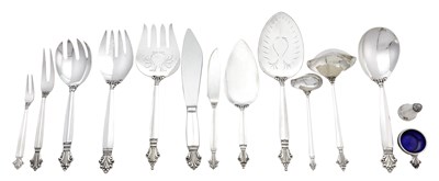 Lot 212 - Georg Jensen Sterling Silver Acanthus Pattern...