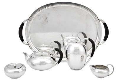 Lot 214 - Georg Jensen Sterling Silver Tea and Coffee...