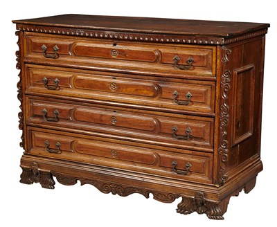 Lot 1175 - Italian Walnut Chest of Drawers 18th/19th...