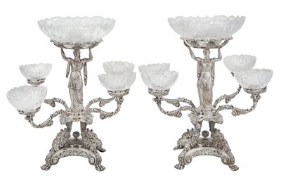 Lot 107 - Pair of George IV Sterling Silver, Silver...