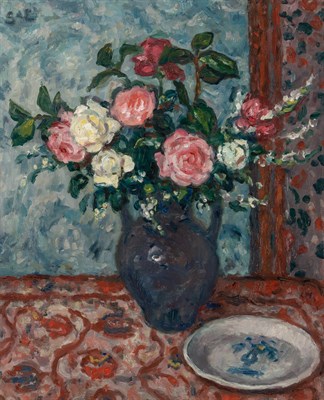 Lot 1023 - Georges d'Espagnat French, 1870-1950 Vase de...
