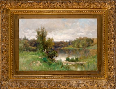 Lot 59 - George Henry Smillie American, 1840-1921 Quiet...