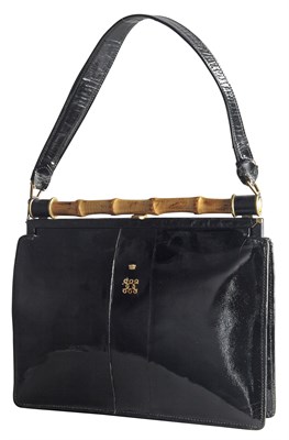 Lot 151 - [WALLIS, DUCHESS OF WINDSOR] Black Patent...